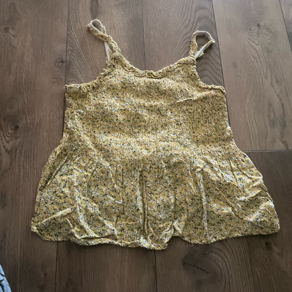Speechless Yellow Floral Camisole Top